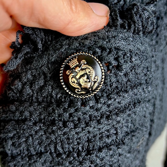 J Crew cardigan sweater small brass buttons capsule old money coastal grandma - Picture 8 of 11